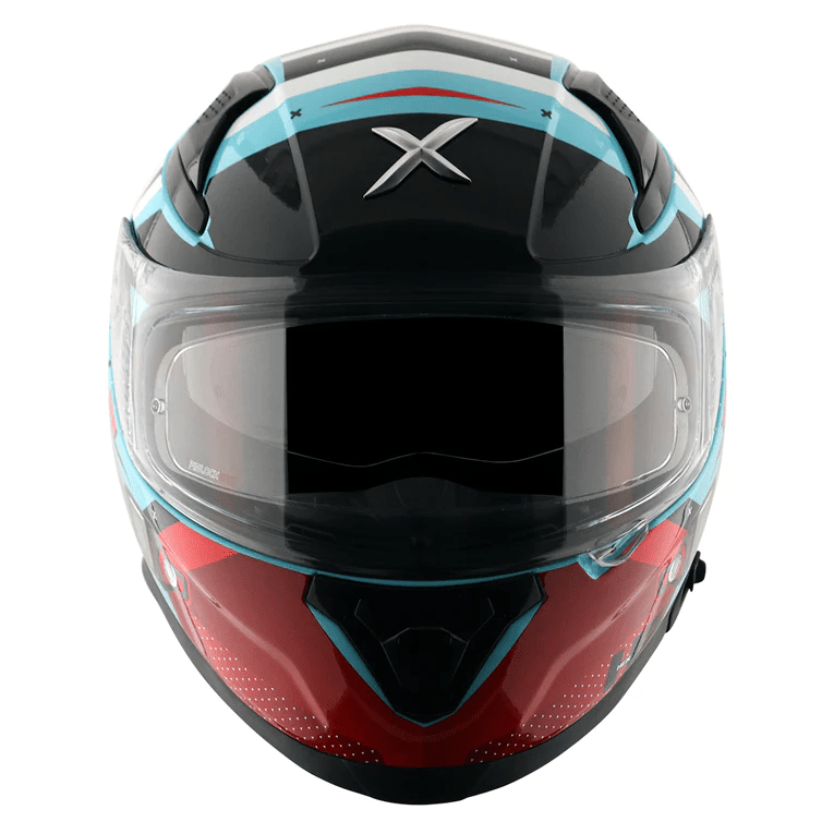 Axor Apex | Hex-2 | Blue Red Full Face Helmet