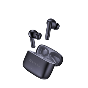 Green Leaf-161 True ENC Wireless Gaming Earbuds |50 Hours | Quad Mic | Dual EQ Modes | BT Version 5.3 | 45ms Low Latency| IPX5 Sweatproof | ASAP Charging 10Mins To 150Mins Playback | Fast Charging | 13mm Driver | Free Case