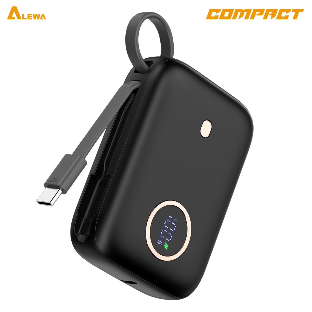 ALEWA COMPACT 10000mah Power Bank | Fast Charging | Rapid 2x Recharge | Digital Display