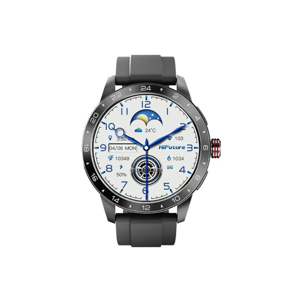 HiFuture Flex2 Smartwatch | 1.39'' FHD Display | Upto 10 Days Battery Backup | Wireless Calling | IP68 Water Resistant | Everyday Health Tracker | Sleep Monitor