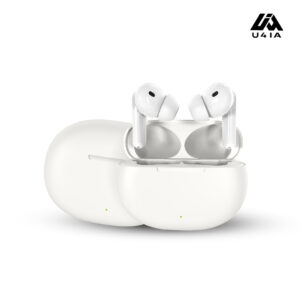 U4IA Alpha Earbuds | Quad Mic ENC+ANC (25 dB) | 45 Hours Playtime | 10mm Driver | IPX5 | 50ms Low Latency | Type C Charging Port Wireless Earbuds | Bluetooth V 5.4