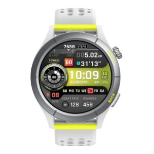 Amazfit Cheetah Round Smartwatch | 1.39 inch AMOLED Display | Bluetooth Calling Touch | 5 ATM Water Resistance  | Health and Fitness Tracking