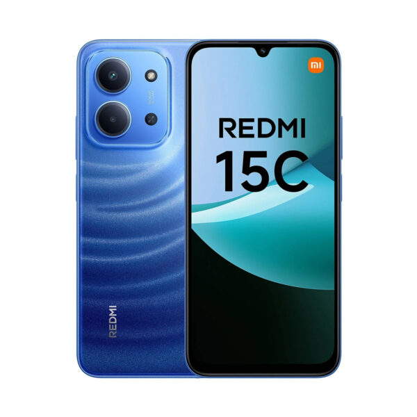 Redmi 15C Smartphone | 4/128GB Storage | 6.9" Dot Drop DIsplay | MediaTek Helio G81-Ultra processor | 6000mAh (typ) battery | 33W Fast charging | 10W reverse charging