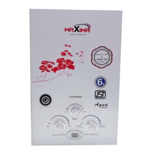 Maxima Gas Geyser 6 Ltrs | Zero Pressure | LED Display