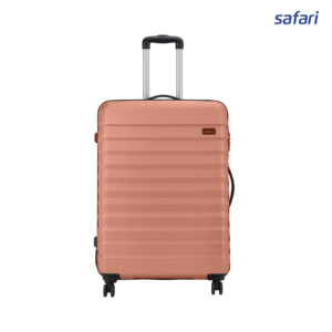SAFARI SONIC SECURE Hard Luggage | (Small ) | 100% Polycarbonate | 8 wheels | Fixed Combination Lock | Anti Theft Security Zipper | Shoe pouch