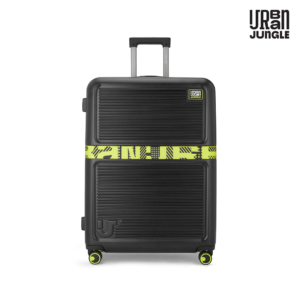 URBAN JUNGLE CLASSIC Hard Luggage ( Small ) | 100% Polycarbonate Shell | 8 Wheels | Recessed TSA Lock | USB Charging Port | Anti Theft Zipper