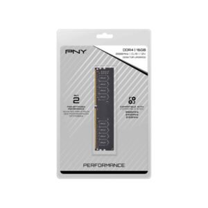 Pny Desktop Ram 16Gb Ddr4 3200Mhz | CL16 | 1.35V | 2 Years Warranty | Bigger Faster & More Productive | Desktop RAM