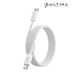 Ultima Flow 60 | 60W Type C to C Braided Cable | E-Mark IC Protects Battery Health | USB 2.0 For Fast High Speed Data Transfer | 1 Year Replacement Guarantee