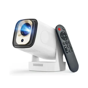 Magcubic HY310 1080P Android 11 Smart Projector | 330 ANSI Lumens | Auto Focus & Auto Keystone | WiFi 6 Bluetooth 5.4 | 4K Support | with Air Mouse Voice Remote | Portable Outdoor Movie Projector | Home Cinema & Gaming