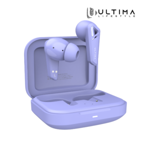 Ultima Boom Sleek Earbuds | Ultima Link App Support | Up To 40 Hrs Total Playtime | Matte Finish With 4 Attractive Color | Quad MIC ENC | 6 Months Brand Warranty