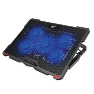 HAVIT F2076 Gaming Laptop Cooling Pad | For 12-17 Inch Laptop | 4 Quiet Fans | RGB Backlight | 2 USB Port | 1 Year Warranty