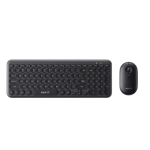 Havit KB254GCM Wireless keyboard + Wireless mouse Combo | 2.4GHz Wireless Connectivity | English Font | Office Keyboard | 1 Year Warranty