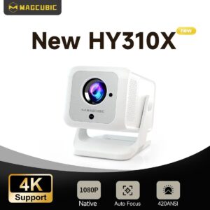 Magcubic HY310X 4K Mini Projector With Full HD 1080P 420ANSI Android 11 Auto Focus Keystone for Outdoor Theater Stand Projector