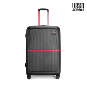 URBAN JUNGLE CARBON Hard Luggage ( Medium) | 100% Polycarbonate Shell | 8 Wheela | Keyless TSA Lock | USB Charging Port | Anti Theft Zipper