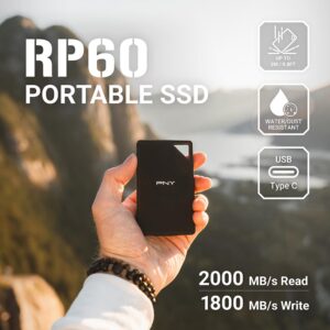 PNY Portable SSD RP60 USB 3.2 Gen 2x2 Type-C