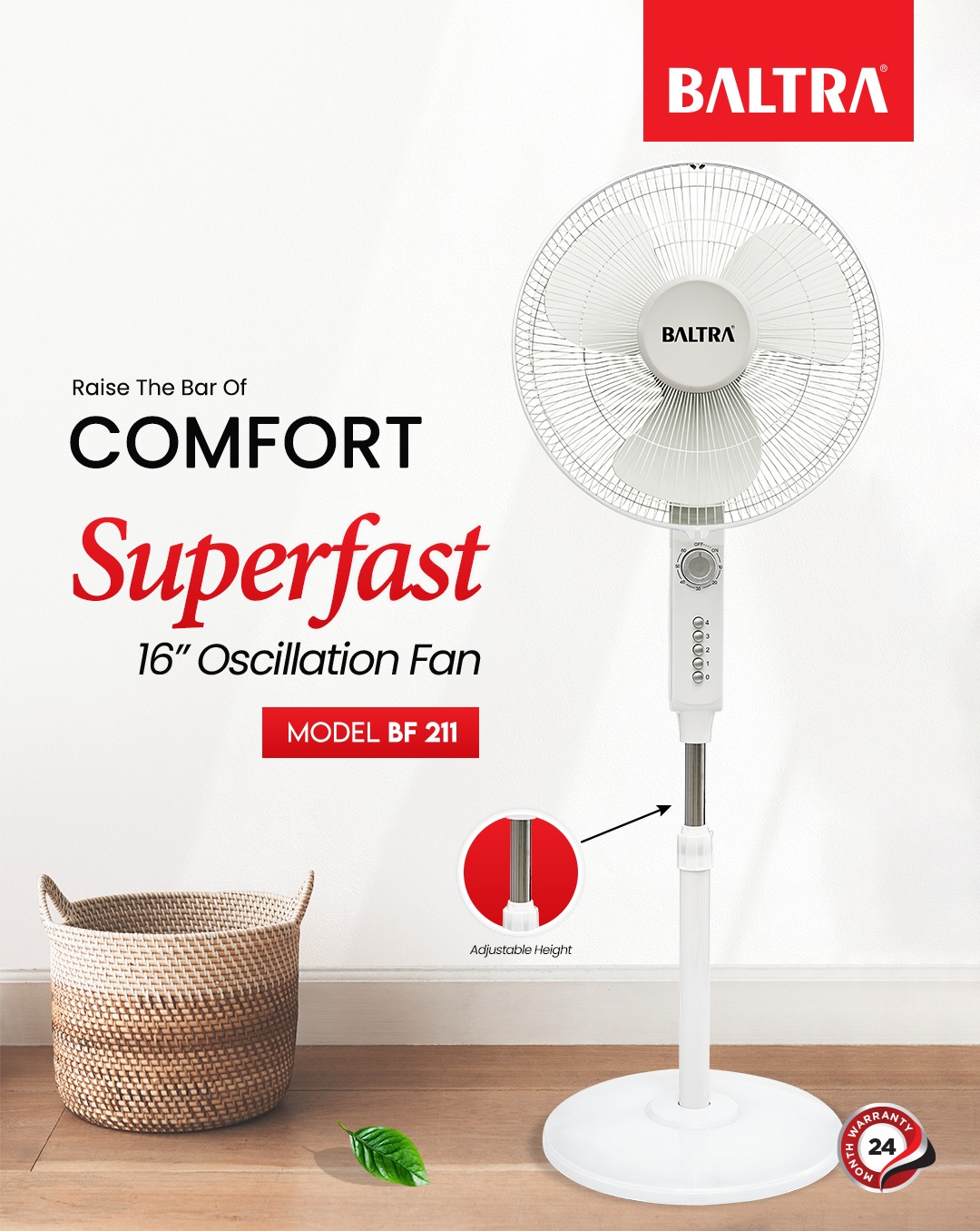 Baltra Stand Fan Super Fast BF 211