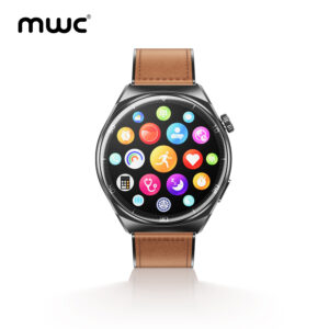 MWC CALLISTO Watch Pro | MW01 | BT 5.4 | 1.43" Super Smooth HD AMOLED Display | Premium Quality | iP68 Water Resistant | Wireless Charging | Zinc Allow Frame | Bluetooth Calling | AI Voice | NFC | 7 to 10 Days Backup | 100+ Sports Mode | Black