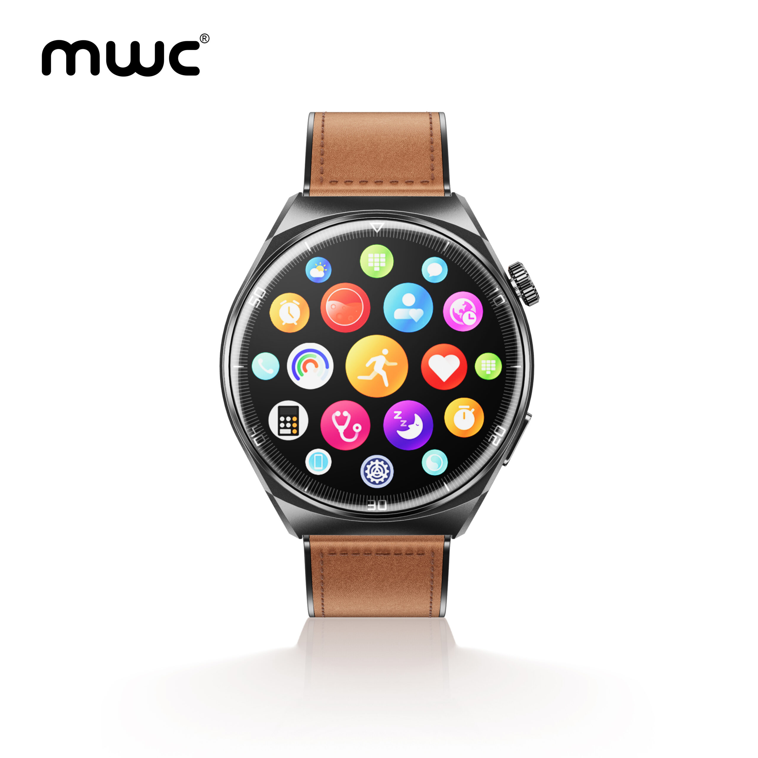 MWC CALLISTO Watch Pro | MW01 | BT 5.4 | 1.43" Super Smooth HD AMOLED Display | Premium Quality | iP68 Water Resistant | Wireless Charging | Zinc Allow Frame | Bluetooth Calling | AI Voice | NFC | 7 to 10 Days Backup | 100+ Sports Mode | Black