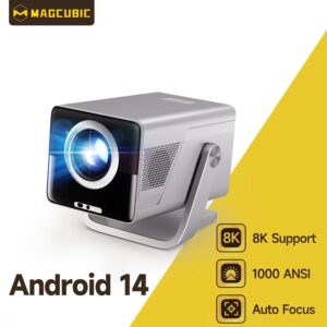Magcubic X7 Projector Auto Focus Supports 8K Decoding Native 1080P & 1000 ANSI With Wifi6 BT5.4 Home Theater Video Projector