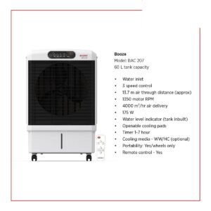 Baltra Booze Cooler With Remote Control- 60L