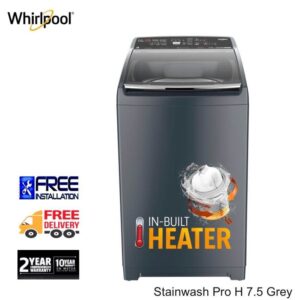 WhirlpooI 7.5 KG Top Load Washing Machine Stainwash Pro H 7.5 Hot Wash