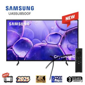 SAMSUNG 55 Inch Crystal UHD 4K Smart TV UA55U8500F