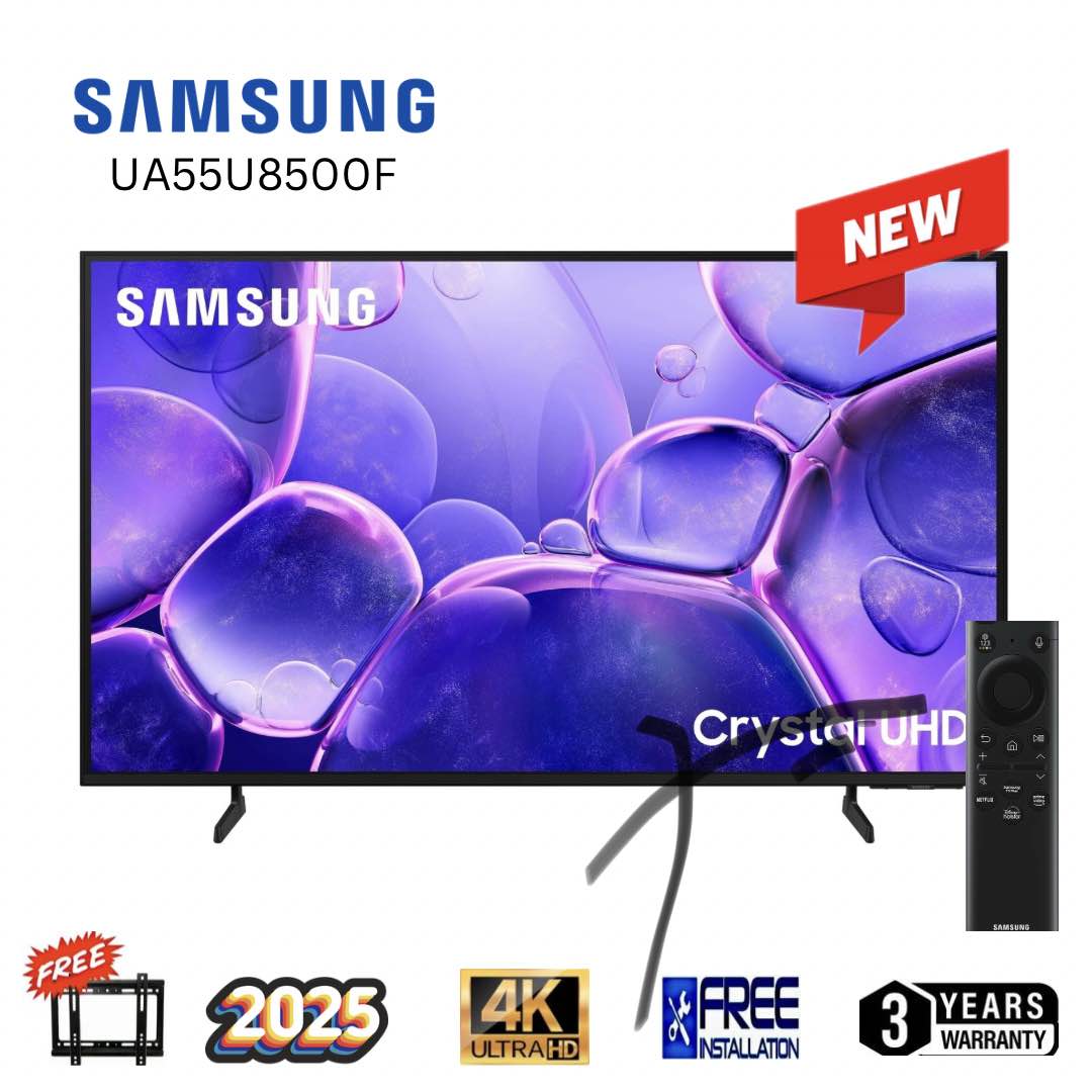 SAMSUNG 55 Inch Crystal UHD 4K Smart TV UA55U8500F