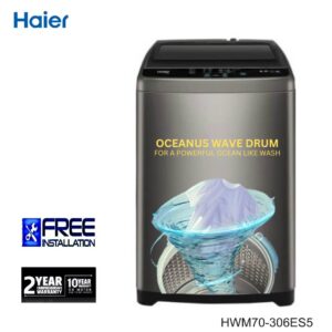 Haier 7 Kg Fully Automatic Top Load Waahing Machine With Ultra Fresh Air HWM70-306ES5