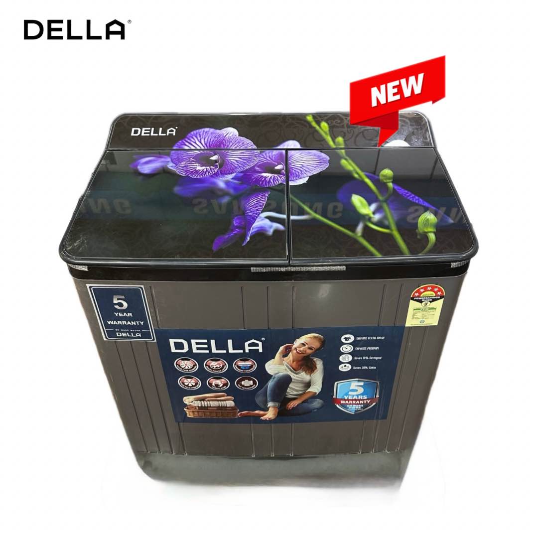 DELLA 8 Kg Semi Automatic Washing Machine WIth Warranty