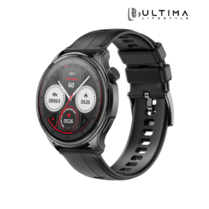 Ultima Watch Circle 2.0 Smartwatch: In-build ChatGPT, 3ATM Waterproof, 1.43 TRU AMOLED Display, 2.5D Curved Glass, 100+ Sports Modes, BT Calling, Super Slim with Premium Zinc Alloy Frame Smart Watch