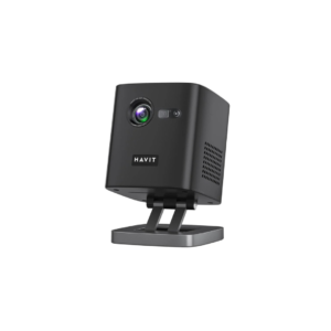 Havit Projector PJ218-PRO | Built-in Battery | Battery Back-up Projector | 180+ ANSI Lumens | 1920*1080P | Projector 4K Support | Pro Smart Portable Projector | Immersive Viewing Experience | Wireless Projection | Mini Projector | 1 Year Warranty