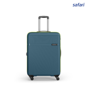 SAFARI MAGNUM FURY PRO Hard Luggage | (Large) | 100% Polypropylene | 4 Wheels | TSA Lock | Secure Zipper | Shoe pouch