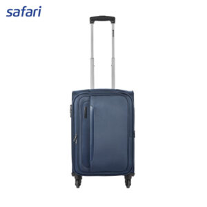SAFARI NUVALDO Soft Luggage | ( Medium ) | 4 Wheels | Detachable Wet Pocket | Convi Pack Interior | Laptop Compatible | 2 Front Zippered Pocket