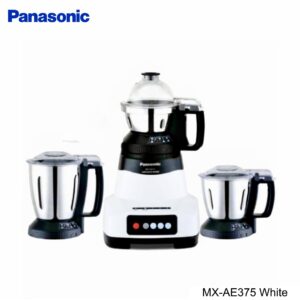 Panasonic MX-AE375 White 750 Watts Monester AE Series Super Mixer Grinder 3 SS Jars White