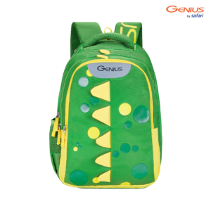 GENIUS BY SAFARI CROC Backpack | Hoodie | 3 Compartment | Side Pocket | Padded Shoulder & Straps