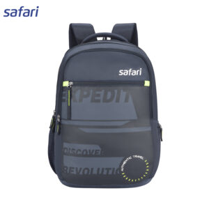 SAFARI A-ROW Backpack | 19 Inch | 4 Compartment | Laptop Compartment | Rain Cover | Padded Shoulder Straps & Bottel Pocket