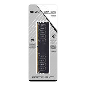 Pny Desktop Ram 32Gb Ddr4 3200Mhz | CL22 | 1.2V | 2 Years Warranty | Bigger Faster & More Productive | Gaming RAM | Desktop Computer RAM