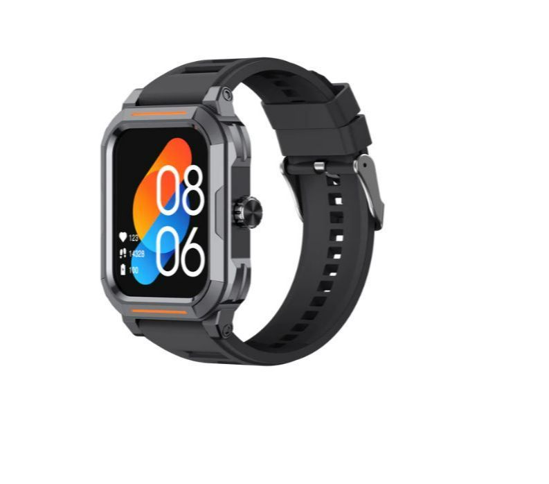 Havit M9040S | Smart Watch | IP67 Waterproof | Android, Support | Bluetooth Calling | 1.91" Display | Touch Screen | Health Monitoring | Health Monitoring | 100+ Sports modes | Removable Case | Wireless Calling | 1 Year Warranty | Black | Watch