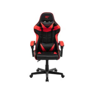 HAVIT GC933 Black and Red Ergonomic Adjustable Gaming Chair | Sturdy Metal Frame | PU leather | Designed for Extended Gaming or Office