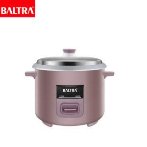 BALTRA Rice cooker | Galaxy | 2.2 ltr | Detachable cooking pot | Detachable Power Cord | Stainless steel housing | Aluminium Cooking Pot | Porridge Scoop | Measuring Cup Included | 12 Months warranty | 900 Watt