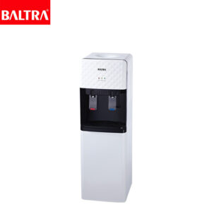 BALTRA Standing Water Dispenser | Claro | 2 taps for hot & normal water | Heating capability: 5 L/hr | Heating temperature: 90°C | Made with ABS material | Comes with a cabinet | 550 W | 12 Months warranty
