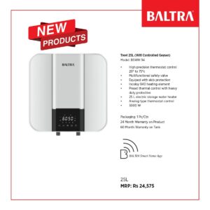 BALTRA Electric Geyser 25 ltr With Wifi control | Trevi