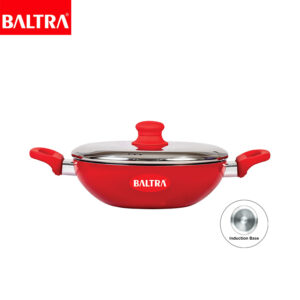 Baltra Non Stick Kadhai | 26 cm | BTN 232 | Three layer non-stick coating | Heavy base: Heats quickly & evenly retains heat well more stable | High tough & extremely durable | Heavy gauge pure virgin aluminium
