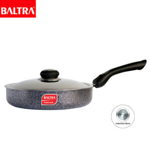BALTRA Fry Pan | Elegant | 24 cm | Made from high quality food grade aluminium |Long life antique coating | Heavy base: Heats quickly & evenly retains heat more stable | 24 months warranty