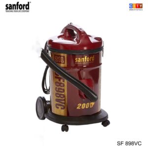 Sanford SF898VC - 2000 Watts Drum Vacuum Cleaner (Maroon)