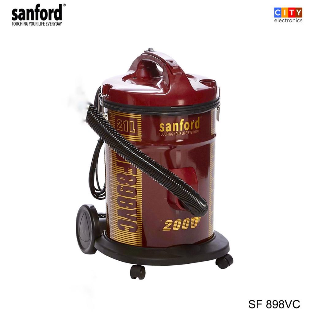 Sanford SF898VC - 2000 Watts Drum Vacuum Cleaner (Maroon)