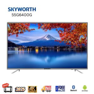 Skyworth 55" 4K UHD Smart Led Google Tv Bluetooh