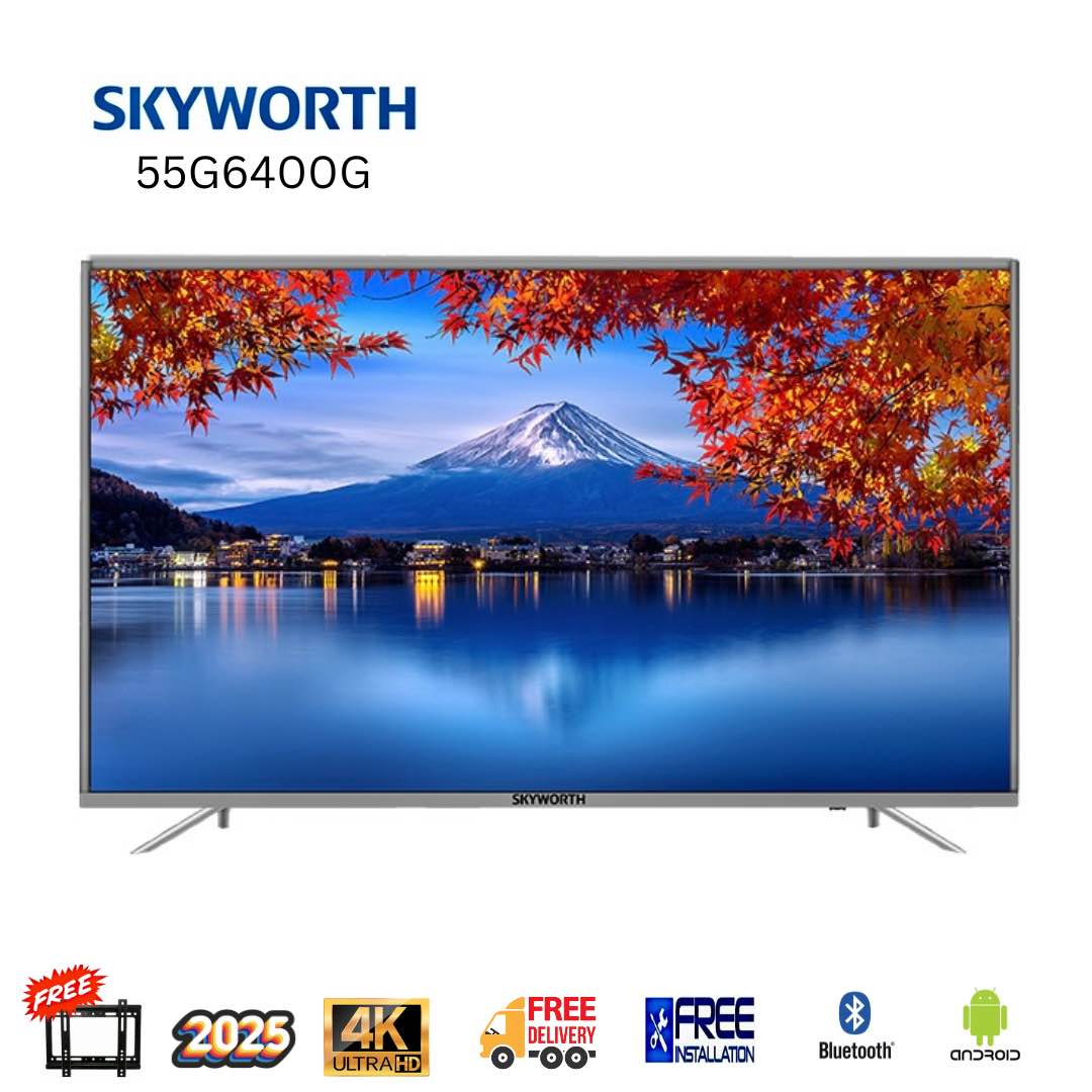 Skyworth 55" 4K UHD Smart Led Google Tv Bluetooh