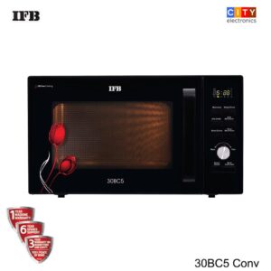 IFB 30BC5 Conv - 30 Litres Convection Microwave Oil Free Cooking | Auto Cook Menus | Fermentation | Yoghurt