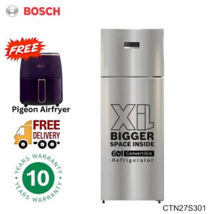 BOSCH 263 Litres Double Door Refrigerator Inverter Nofrost CTN27S301